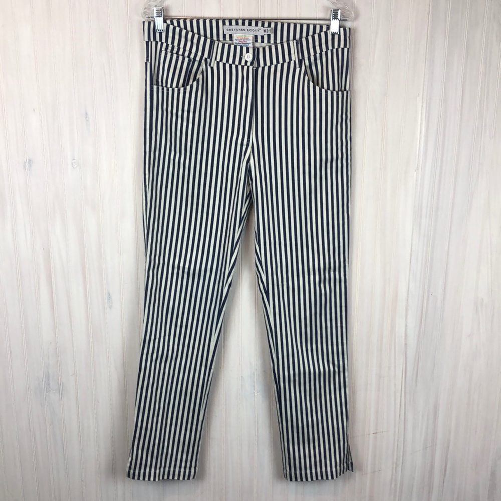 GRETCHEN SCOTT STRIPED PANTS